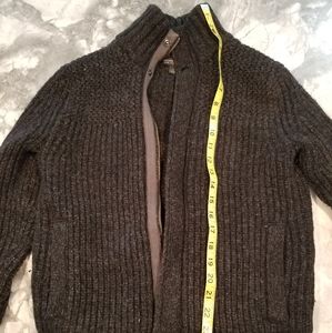3/$25 Banana Rep Heavy Italian Yarn Zip Sweater